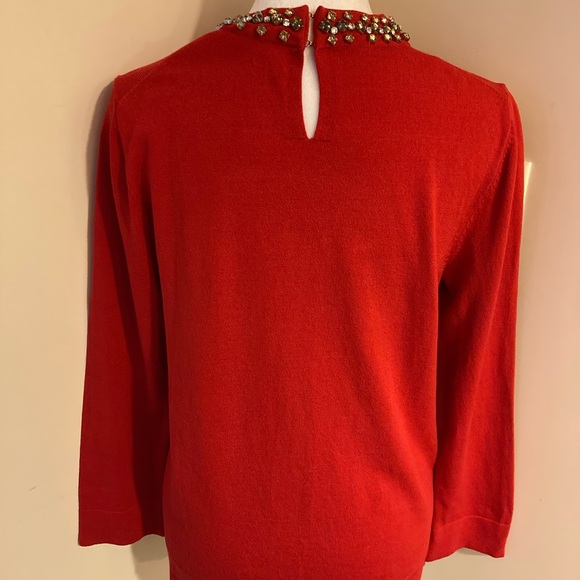Ann Taylor Holiday Sparkle Top M - Picture 3 of 11